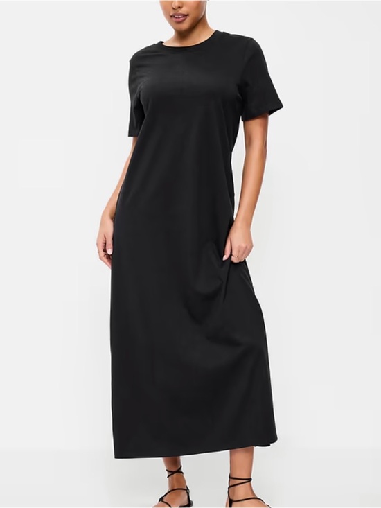 Old Navy Dresses & Skirts - Vintage Crew-Neck Maxi T-Shirt Dress